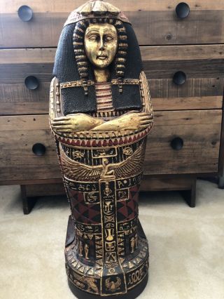 Egyptian Sarcophagus Cabinet/CD Cabinet 6