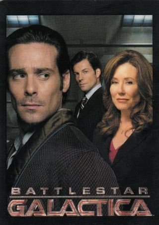 Battlestar Galactica Season 4 Rare S9 Shelter Poster Card