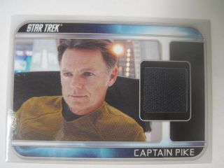 2009 Rittenhouse Star Trek Movie Costume Card Cc8 Bruce Greenwood Captain Pike