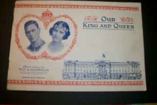 Cigarette Cards Album Complete Set Of Our King And Queen From 1937 Great Cond.
