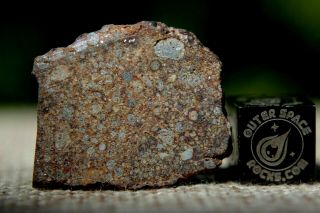 NWA 10686 L3 Primitive Chondrite Meteorite 2 gram part slice simply 2
