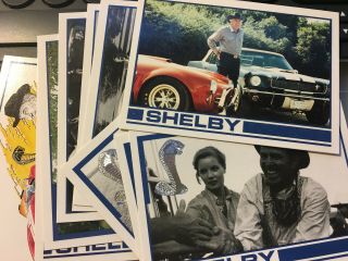 Rare,  Set Of 9,  Carroll Shelby Chronicles,  A Mini Series Collectable Cards
