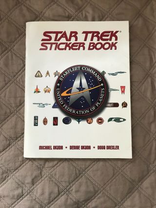 Star Trek Sticker Book 1999,  Complete