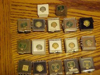 17 Safe Driving Truck Trucking Safety Award Pins - From Trucker Estate In Cases