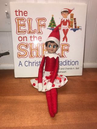 The Elf On The Shelf Girl - A Christmas Tradition Book Doll Skirt