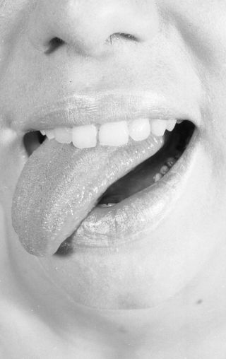 1960s Fred Enke Negative,  Sexy Pin - Up Girl Pati Mcvay,  Mouth,  Close - Up,  T400223
