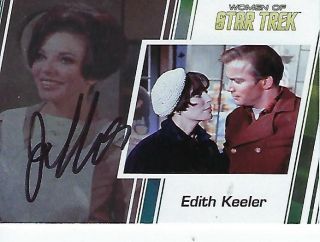 Joan Collins Signed 2017 Women Of Star Trek 13 - Edith Keeler