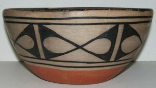 Native American Santo Domingo Pottery Bowl By Abel And Carol Calabaza