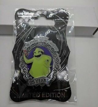Wdi Mog Nightmare Before Christmas 25th Anniversary Pin Oogie Boogie Le250