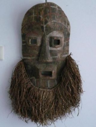 190301 - Old Tribal Large African Dogon Mask - Mali.