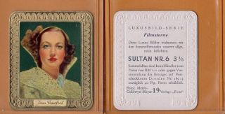 Joan Crawford - Mommy Dearest - 82 Yo German Cigarette Card 19 Aurelia Sultan