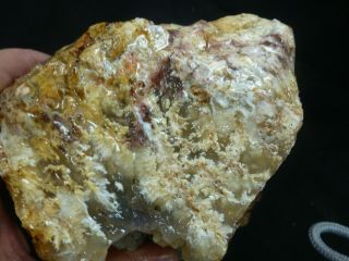 Css: 7 Lbs 1 Oz Piece Of Old Plume Agate With Multi Colors Graveyard Point