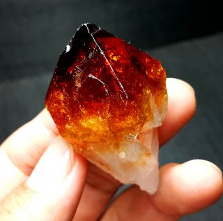 Top 43.  4 G Natural Topaz Crystal Rough Raw Stone Rock Specimen Brazil A5