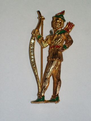 Vintage Knights Of Babylon 1975 Robin Hood Mardi Gras Krewe Favor Pin