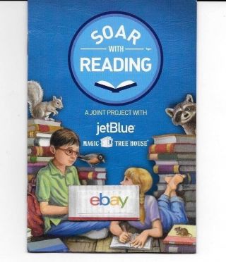 Jetblue Soar With Reading Magic Tree House Kids Activity Book 2016