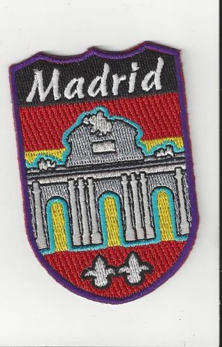 Madrid Spain Souvenir Patch