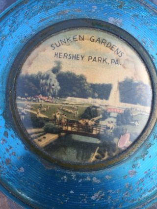 RARE Vintage Hershey Park PA Sunken Gardens Trinket Box Tin 2