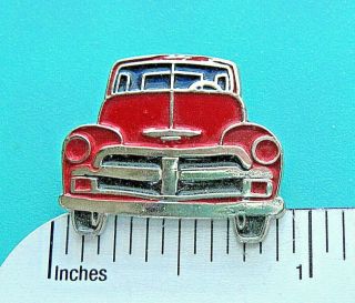 1954 Chevrolet Chevy Truck - Hat Pin,  Lapel Pin,  Tie Tac Gift Boxed Dg Red