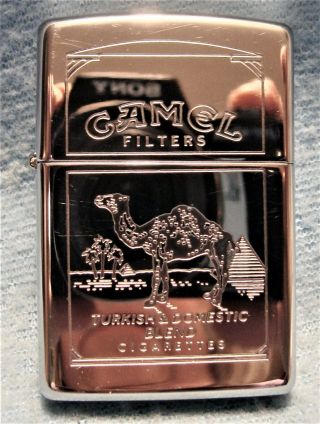 1995 Zippo Camel Filters Double Sided Cigarette Lighter