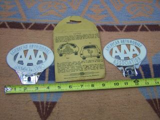 Pr American Automobile Association Aaa License Plate Topper In Package