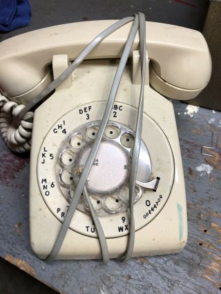 Vintage Itt Rotary Dial Bell Telephone Old Retro Desk Phone