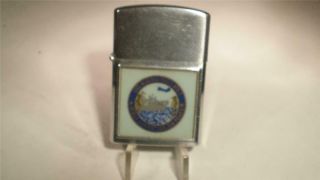 Barlow 854 Vintage Lighter/uss Niagara Falls Afs - 3/mobile Support For Sea Power