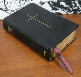Vintage The Book Of Common Prayer The Hymnal Seabury 1952 6 " X 4 " Black Leather