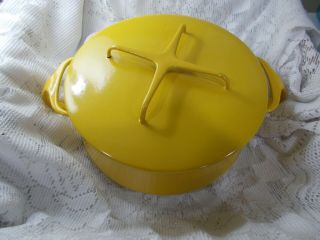 Dansk Designs Ihq France Kobenstyle Yellow 3 Qt Dutch Oven - Enamel