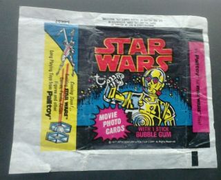 Star Wars Wrappers From Topps (ireland)