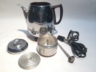Vintage Ge General Electric 8 Cup Automatic Percolator 13p30 Great