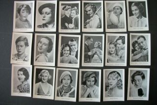 Josetti - Filmbilder Cigarette Tobacco Cards 1933 Film Stars Inc.  Lilian Harvey