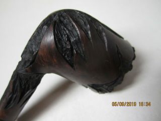 Estate Find Carved Andre Wooden Tobacco Pipe