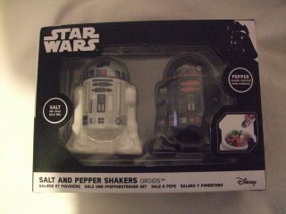 Disney Star Wars Droids R2 D2 Salt & Pepper Shakers