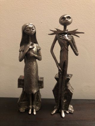 Neca - Jack And Sally Pewter Candle Holders - Nightmare Before Christmas