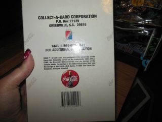 1996 Collect - A - Card Coca Cola Collector Factory Box w/36 Packs 3