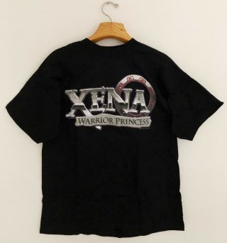 Xena Warrior Princess Season One T - Shirt Adult Sz Xl Black Short Sleeve
