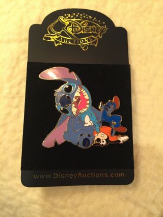 Disney Pin Stitch And Goofy Doll