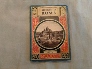 Ricordo Di Roma Parte I Vintage Rome Photo Book Postcards