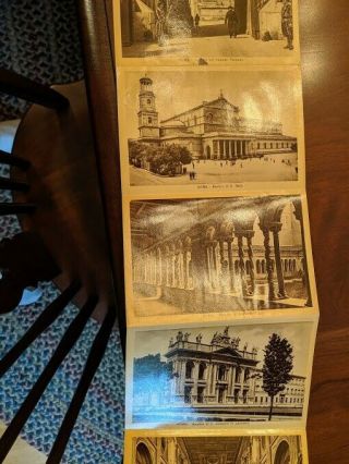 RICORDO DI ROMA Parte I Vintage Rome Photo Book Postcards 5