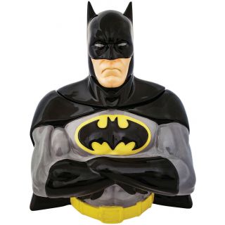 Dc Comics Batman Cookie Jar - Handpainted And Ceramic Collectible