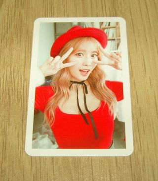 Twice 3rd Mini Album Coaster Lane1 Christmas Base Momo Photo Card Official