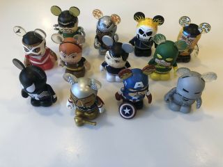 Disney Vinylmation Marvel Series 4 Set Of 12 Figures With Chaser,  Boxes