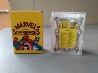 Marvel Superheroes First Cover Trading Cards Series 1 And 2 Complete 160 Cards