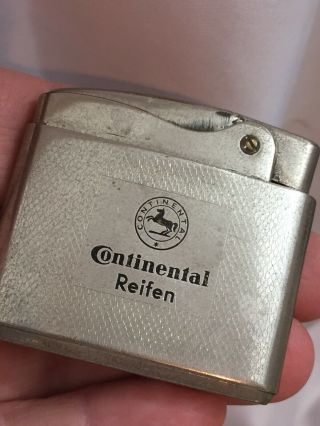 Vintage ROWENTA SNIP Pocket Lighter - Advertising Continental/ Bender Tires 2