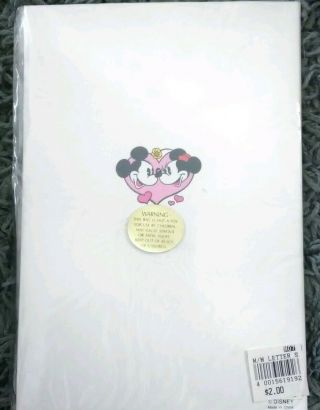 Vintage Stationary Letter Set Disney Mickey Minnie Mouse 3