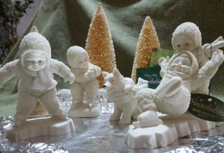 Rare Snowbabies " Skate With Me " 56.  69073 Dept 56 Collectible Buy 2,  Save $$ 