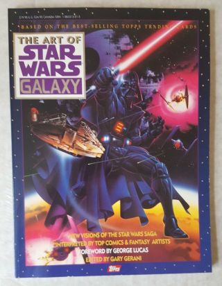 The Art Of Star Wars Galaxy Softcover Book.  Topps Trading Cards 1993