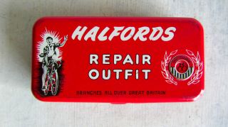 Halfords Repair Outfit In Tin