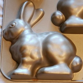 Nordic Ware Heavy Weight Bunny & Easter Egg Cake Mold Pan - 9.  5 Cups 2
