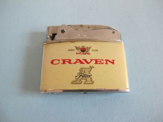 Craven A Advertising Modern Cigarette Lighter No Spark